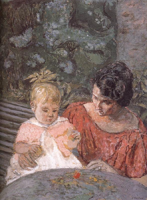 Edouard Vuillard Di tested pu lady and her son china oil painting image